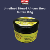 Shea Butter 100% PURE ORGANIC RAW UNREFINED .PREMIUM GRADE by Safa' Organix (100g)
